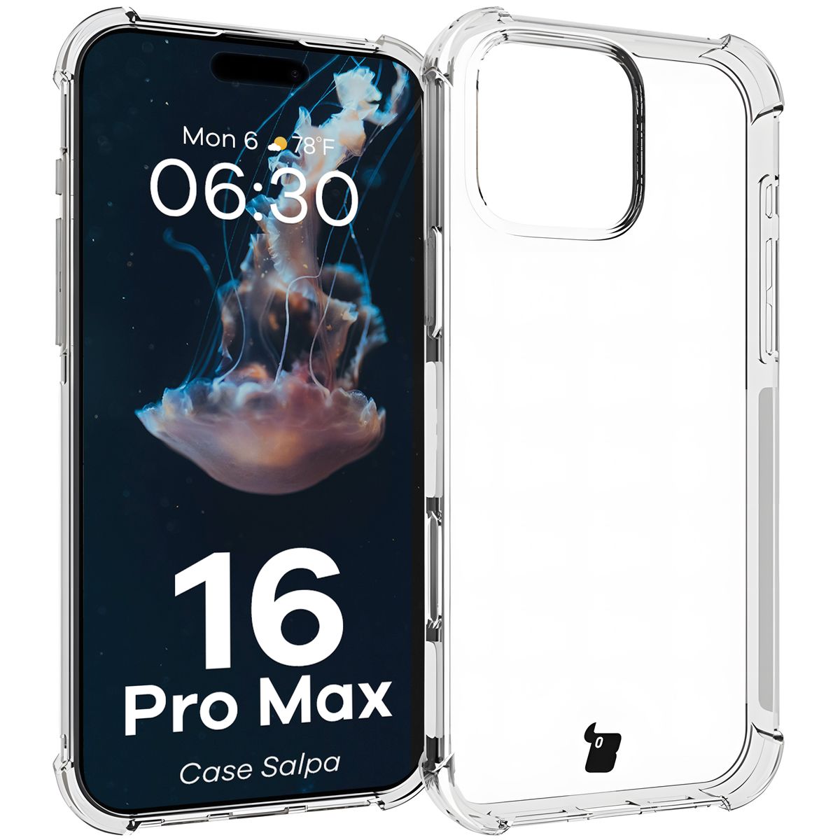 Przezroczyste etui Bizon Case Salpa do iPhone 16
